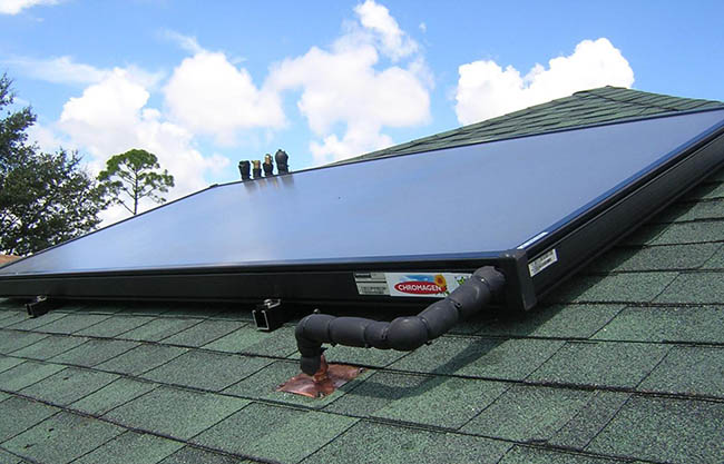 Placas para aquecedor solar residencial