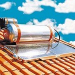 Aquecedor Solar Instalado no Telhado
